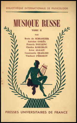 Afbeeldingen van Musique Russe - Tome Premier (2 delen)