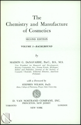 Bild von The Chemistry and Manufacture of Cosmetics