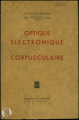 Bild von Optique Electronique Et Corpusculaire