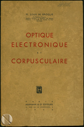 Picture of Optique Electronique Et Corpusculaire