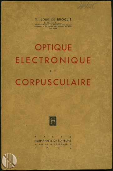 Bild von Optique Electronique Et Corpusculaire