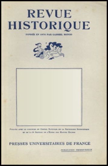 Bild von Revue Historique. Année 81, T. CCXVIII
