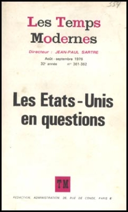 Bild von Les Temps Modernes. Année 32, n° 361-362