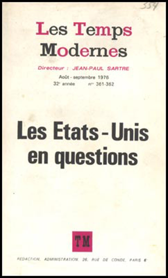 Afbeeldingen van Les Temps Modernes. Année 32, n° 361-362