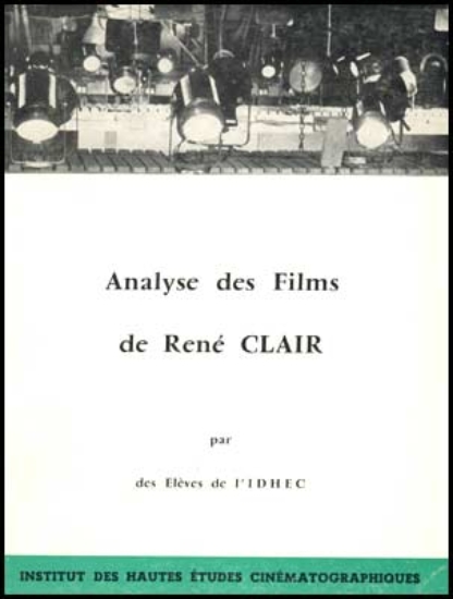 Bild von Analyse des films de René Clair