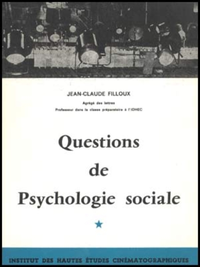 Bild von Questions de psychologie sociale - Tome premier