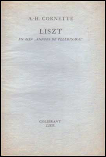 Picture of Liszt En Zijn annees de pelerinage