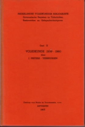 Afbeeldingen van Nederlandse Volkskundige Bibliografie Deel II