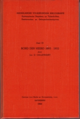 Afbeeldingen van Nederlandse Volkskundige Bibliografie Deel III