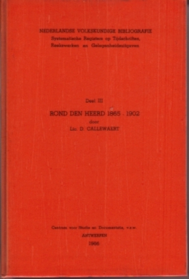 Image de Nederlandse Volkskundige Bibliografie Deel III