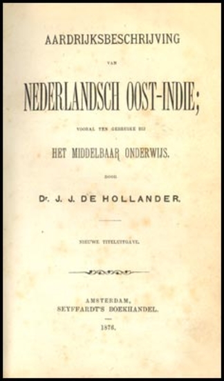 Bild von Aardrijksbeschrijving van Nederlandsch-Oost-Indië