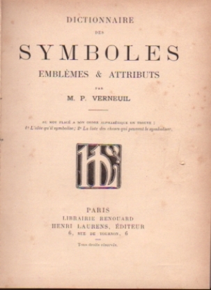 Bild von Dictionnaire Des Symboles Emblèmes & Attributs