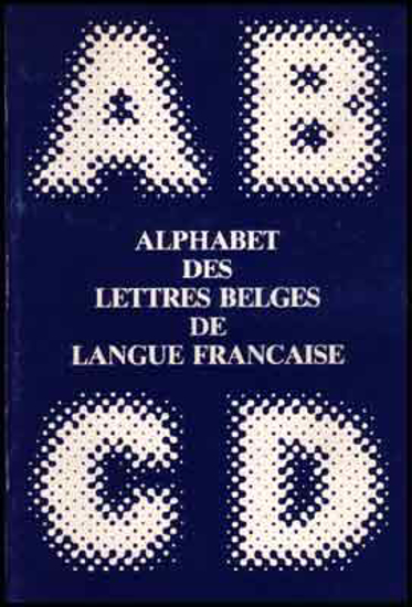 Image de Alphabet Des Lettres Belges De Langue Française