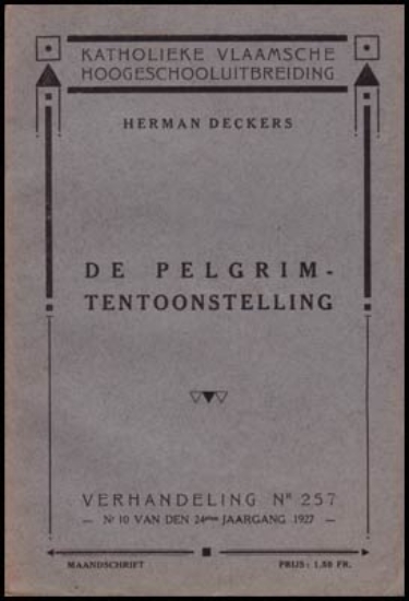 Bild von De Pelgrim - Tentoonstelling. 1927