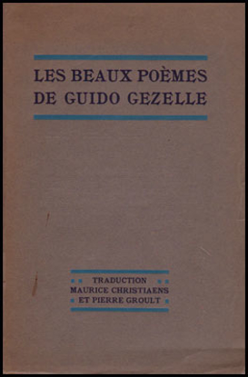 Image de Les Beaux Poèmes De Guido Gezelle