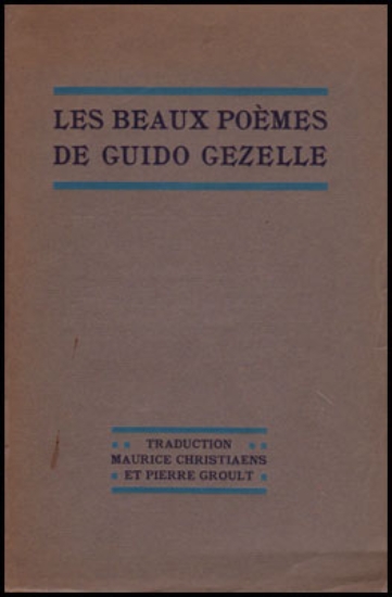 Bild von Les Beaux Poèmes De Guido Gezelle