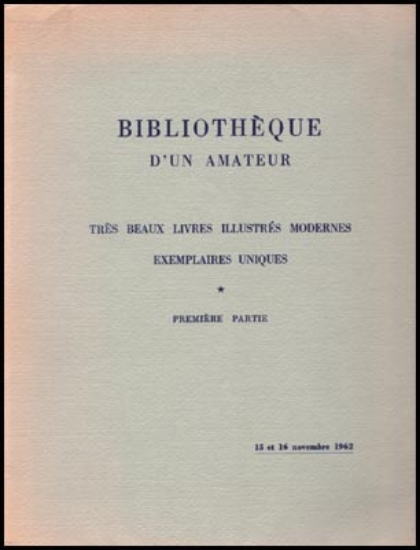 Bild von Bibliothèque D'Un Amateur
