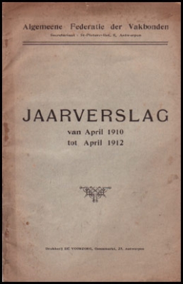 Bild von Jaarverslag van April 1910 tot April 1912