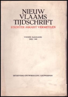 Afbeeldingen van Nieuw Vlaams Tijdschrift. Vierde Jaargang volledig