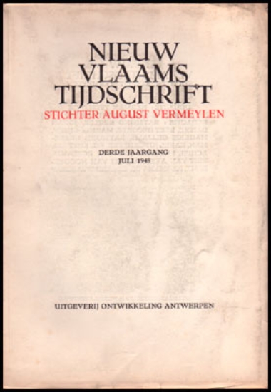 Afbeeldingen van Nieuw Vlaams Tijdschrift. Derde Jaargang