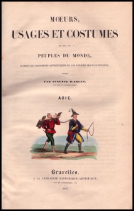 Bild von Moeurs, usages et costumes de tous les peuples du monde. Asie