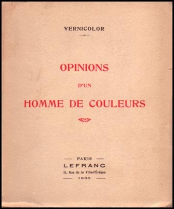 Bild von Opinions d'un homme de couleurs