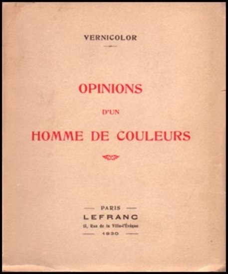Bild von Opinions d'un homme de couleurs
