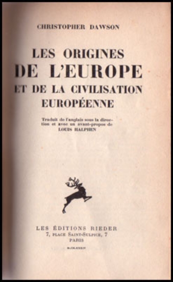 Bild von Les Origines De L'Europe 