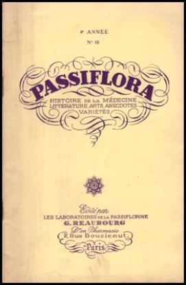 Bild von Passiflora. 4e Année No 10
