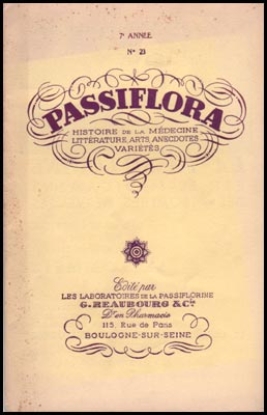 Bild von Passiflora. 7e Année No 23