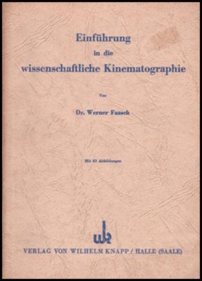 Bild von Einführung in die wissenschaftliche Kinematographie