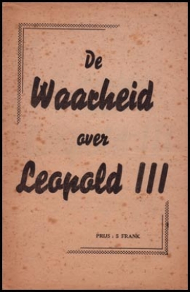 Bild von De Waarheid over Leopold III