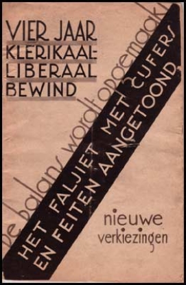 Bild von Vier jaar klerikaal-liberaal bewind - nieuwe verkiezingen
