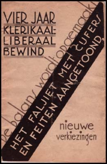 Bild von Vier jaar klerikaal-liberaal bewind - nieuwe verkiezingen