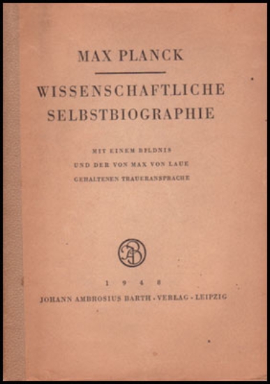 Bild von Wissenschaftliche Selbstbiographie