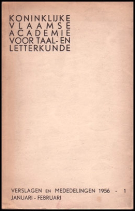 Bild von Verslagen En Mededelingen 1956 . 1