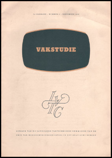 Afbeeldingen van Vakstudie. Jg. 7 Nr. 2