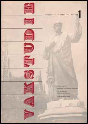 Image de Vakstudie. Jg. 7 Nr 1