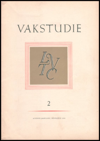 Bild von Vakstudie. Jg. 8 Nr. 2