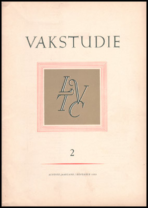 Afbeeldingen van Vakstudie. Jg. 8 Nr. 2