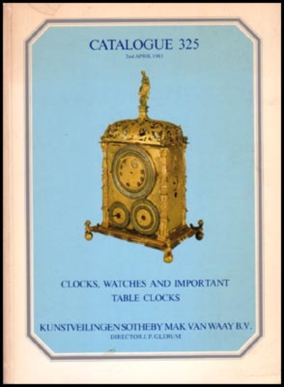 Bild von Clocks, Watches And Important Table Clocks