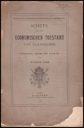 Image de Schets Van Den Economischen Toestand Van Vlaanderen In Het Midden Der 15de Eeuw