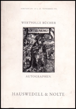 Bild von Wertvolle Bücher Und Autographen Des 15.-20. Jahrhunderts
