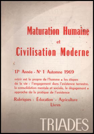 Image de Maturation Humaine et Civilisation Moderne