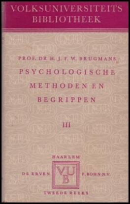 Bild von Psychologische Methoden En Begrippen III