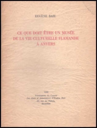 Bild von Ce que doit être un musée de la vie culturelle flamande à Anvers