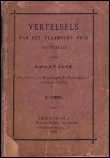 Bild von Vertelsels Van Het Vlaamsche Volk