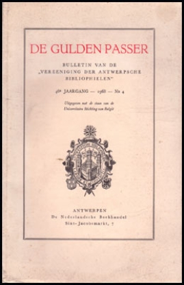 Bild von De Gulden Passer. Jg. 46 Nr 4