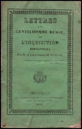 Image de Lettres A Un Gentilhomme Russe, Sur L'Inquisition Espagnole