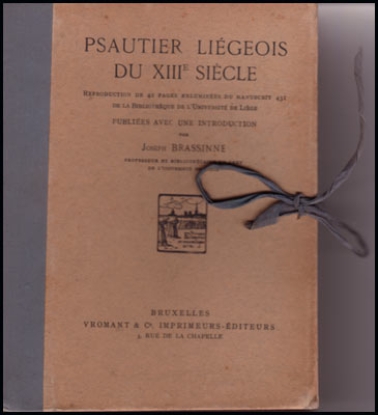 Afbeeldingen van Psautier Liégeois Du XIIIe Siècle